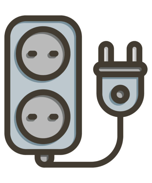 vecteezy extension cord vector thick line filled colors icon for 29777888
